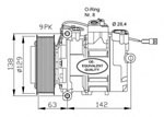FC1096 A/C Compressor 5412300611 5412301511 MERCEDES-BENZ ACTROS 1996-